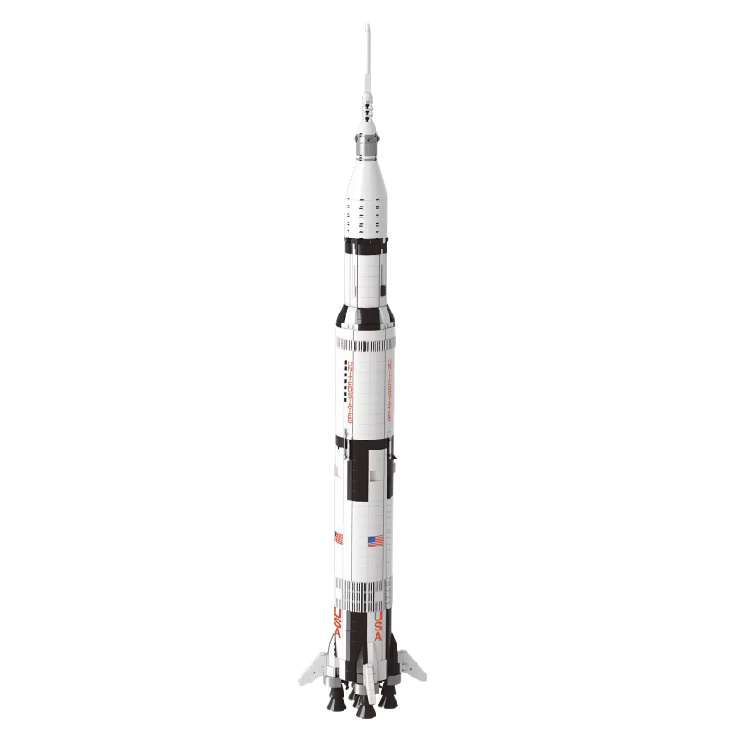 Foguete Apollo Saturno V | 602 Peças