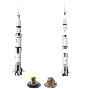 Foguete Apollo Saturno V | 602 Peças