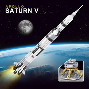 Foguete Apollo Saturno V | 602 Peças